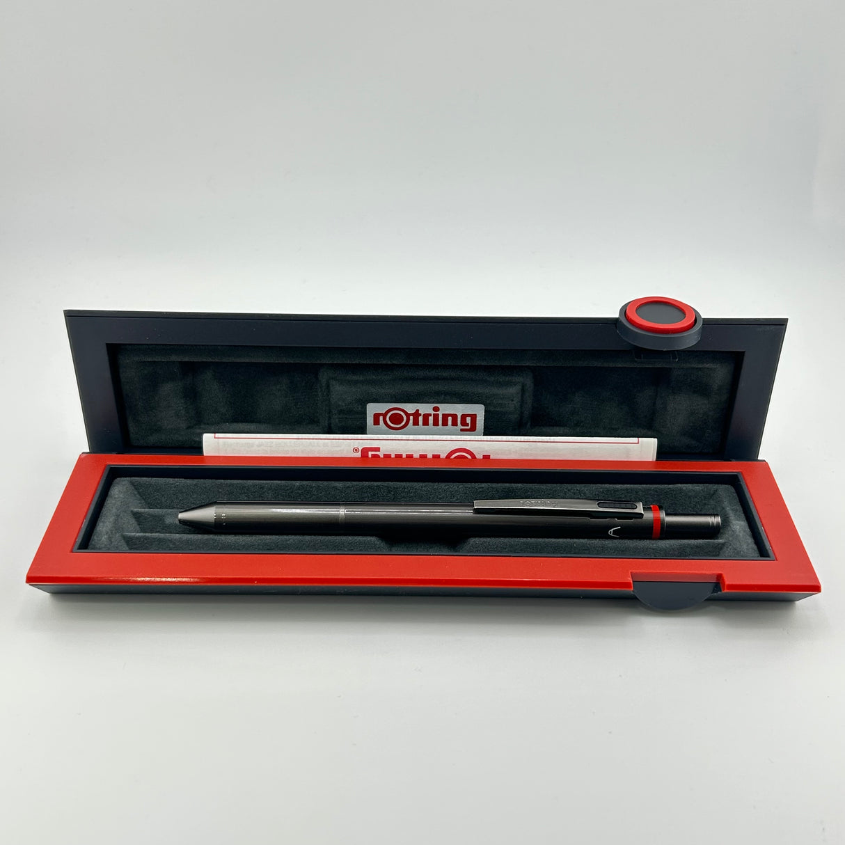 Rotring 800 Black Chrome  - Ball Pen 3 colors + pencil