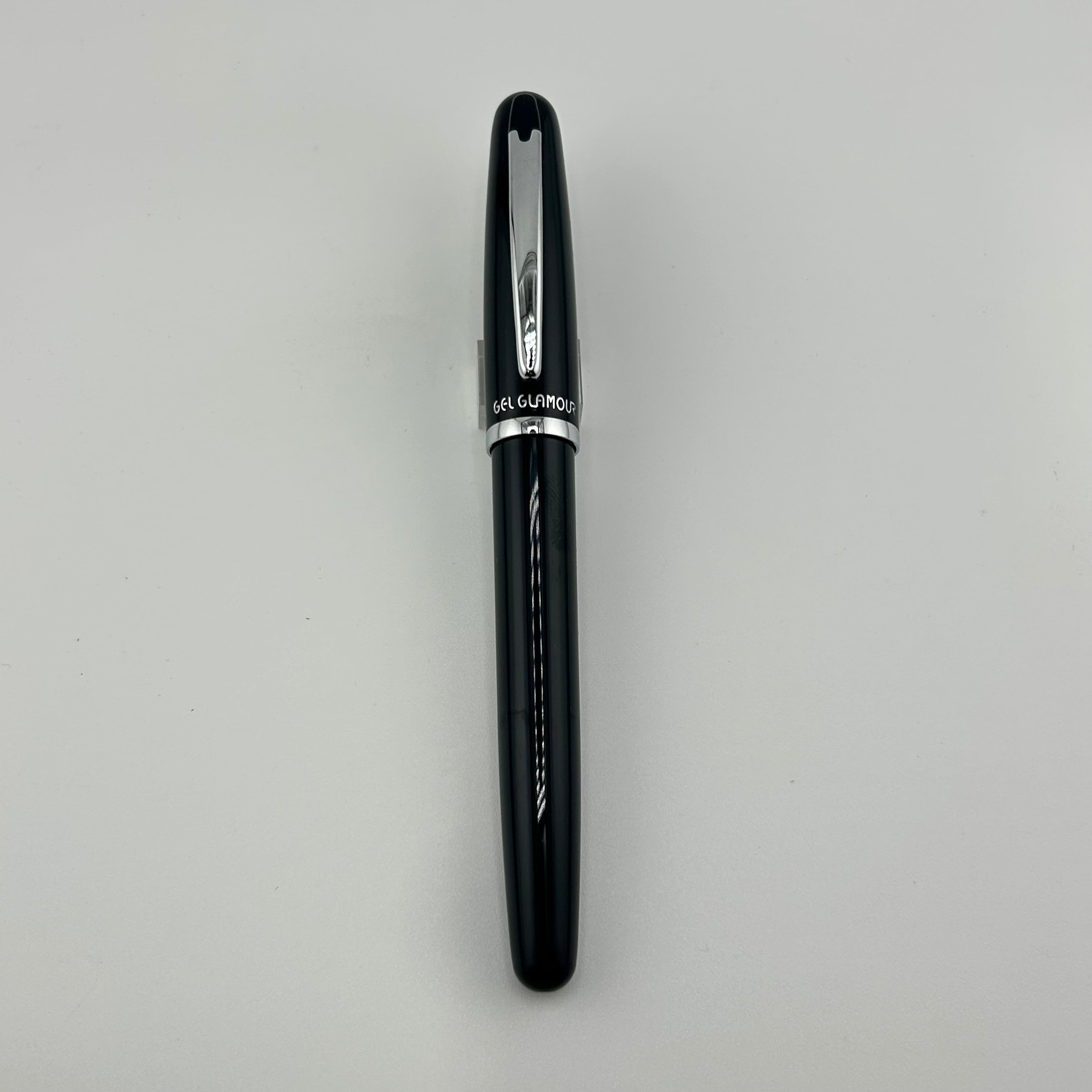 Platinum Glamour Rhodium trim - 2 pens ( one black and one blue ) Roller Balls