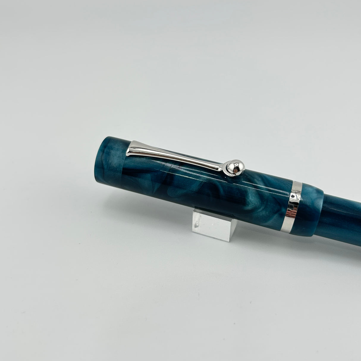 Bexley Flat top Acqua Green Circa 1995 - Fountain Pen