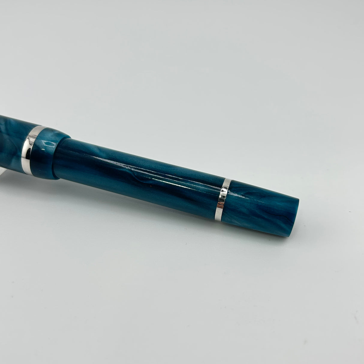 Bexley Flat top Acqua Green Circa 1995 - Fountain Pen