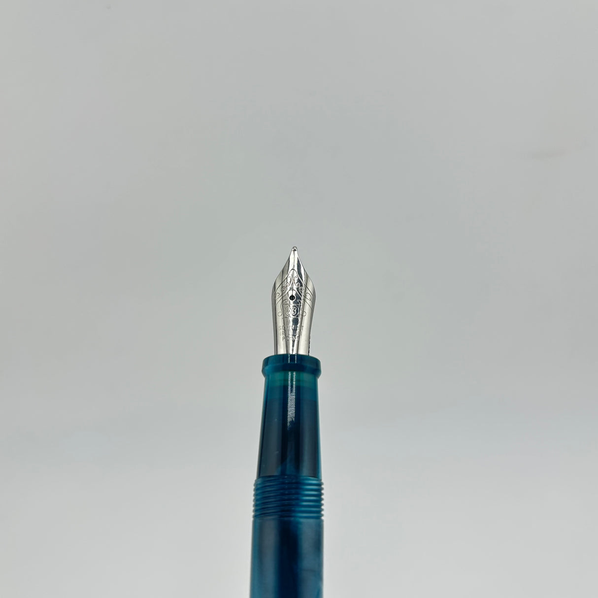Bexley Flat top Acqua Green Circa 1995 - Fountain Pen