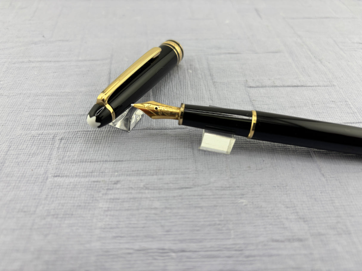 Montblanc Meisterstuck 145 Black Gold Trim Classique - Fountain Pen
