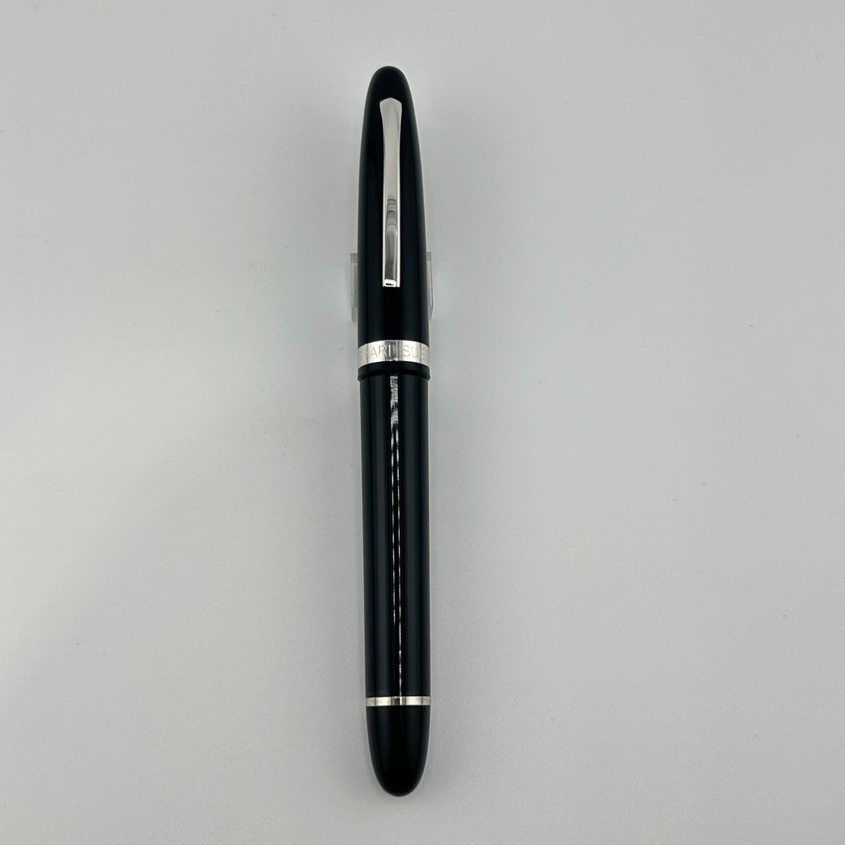 Omas Ogiva Mid Size Black for Ferrari Suisse - Roller Ball