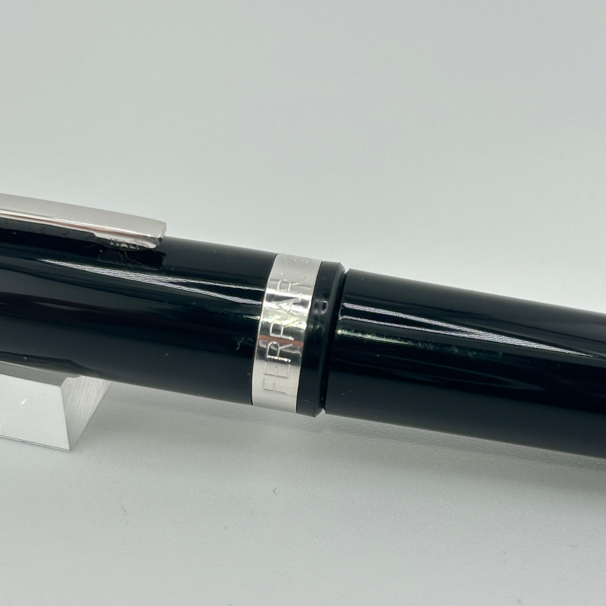 Omas Ogiva Mid Size Black for Ferrari Suisse - Roller Ball