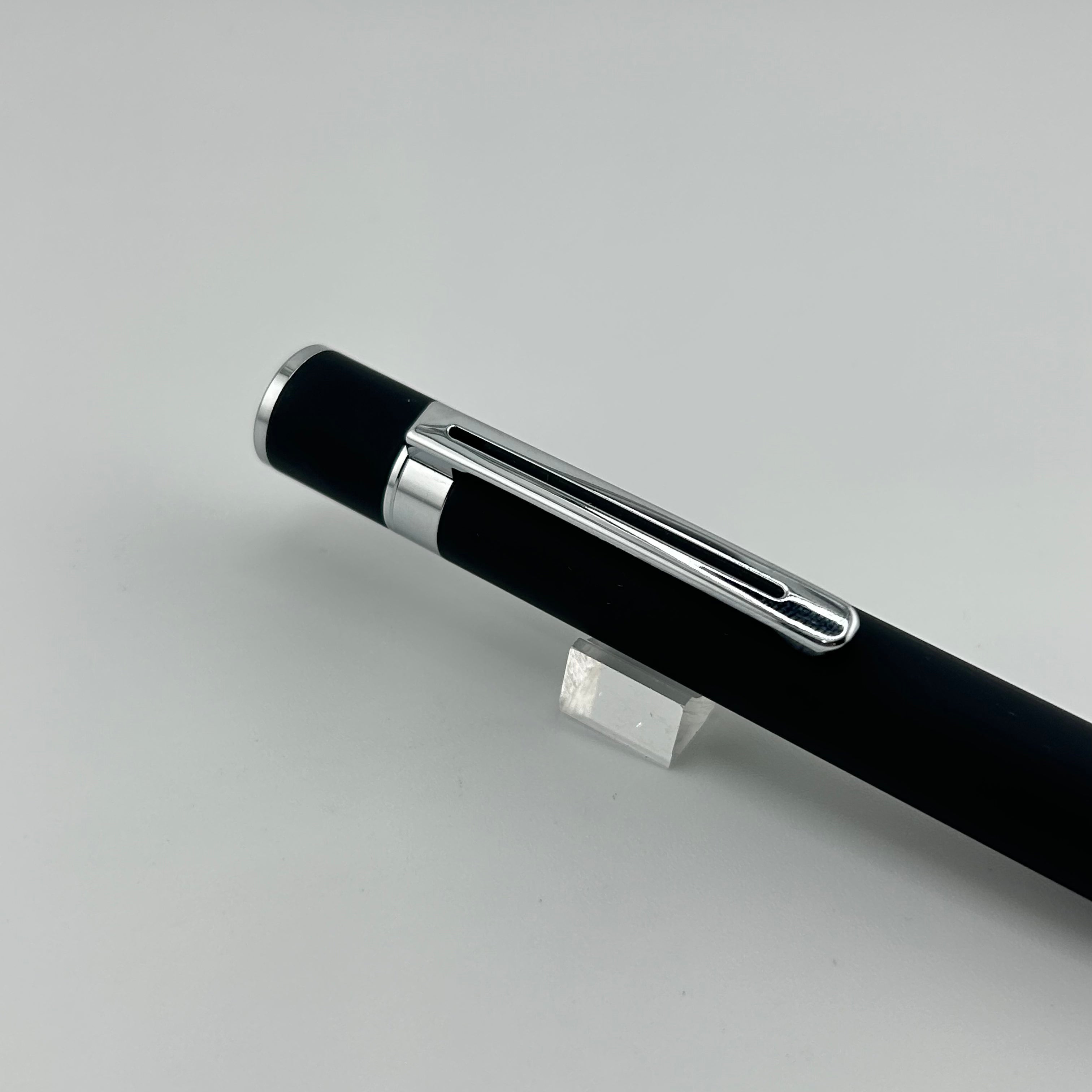 Levenger Black Matte - Chrome trim - Ball Pen