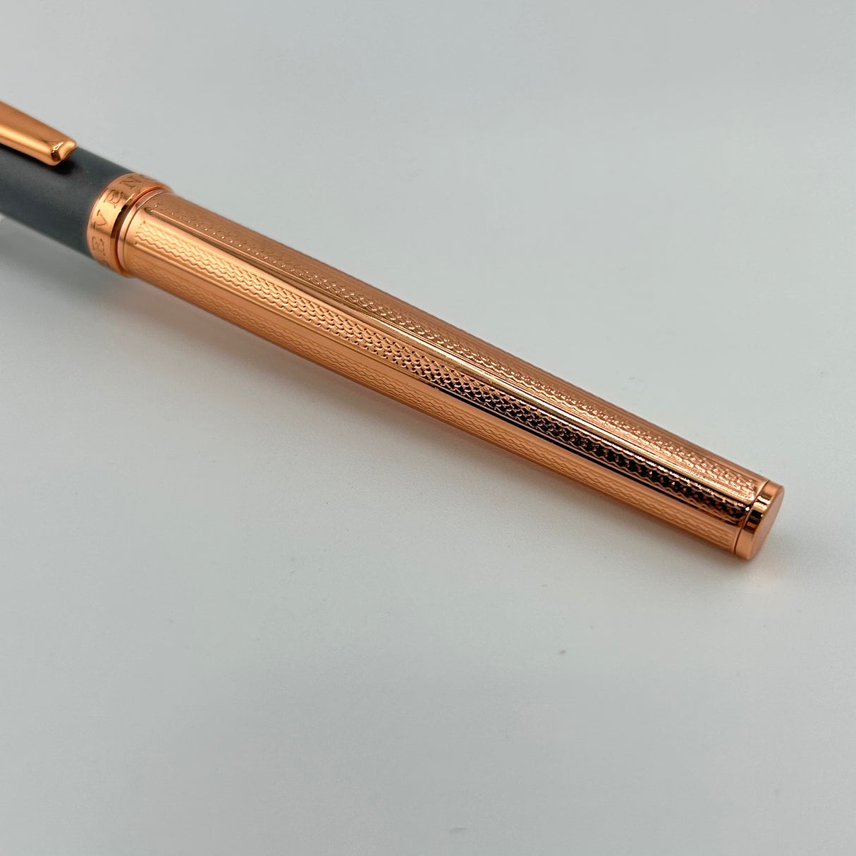 Levenger Gold Plated - Grey Cap - Roller Ball