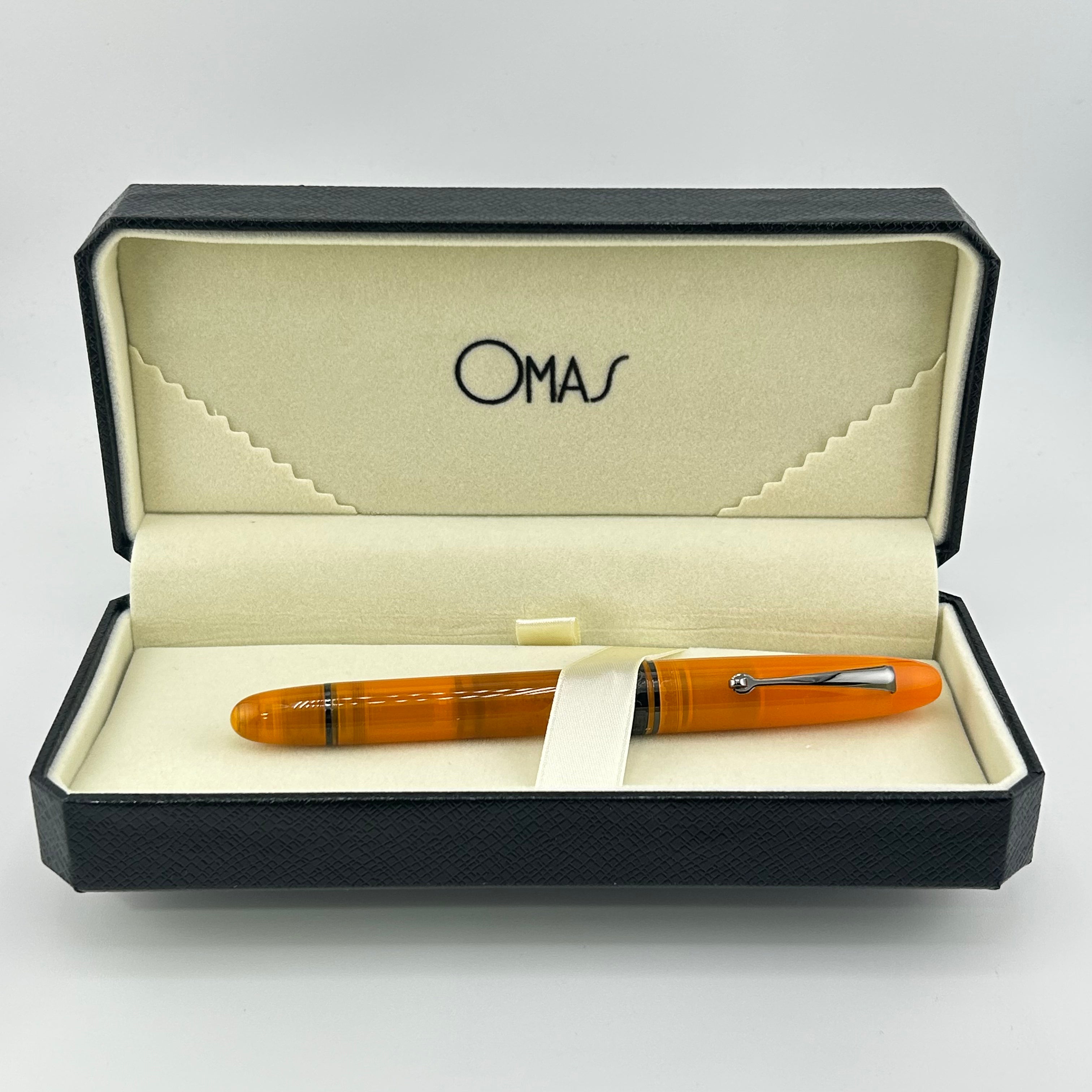 Omas Ogiva Orange demonstrator gold nib 14k  - Fountain Pen