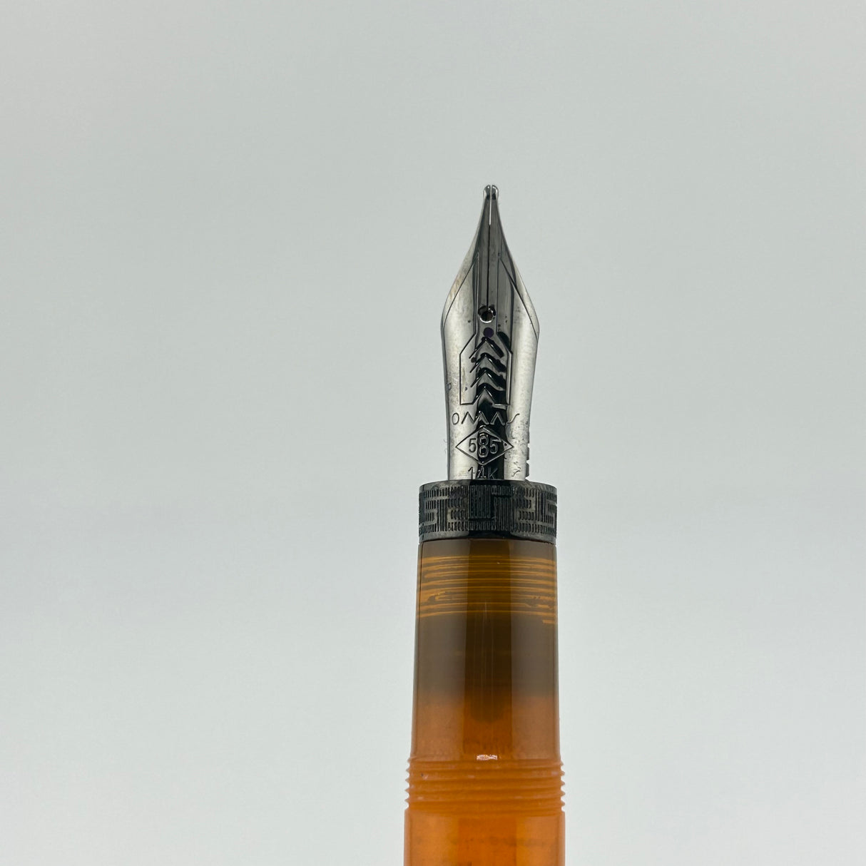 Omas Ogiva Orange demonstrator gold nib 14k  - Fountain Pen