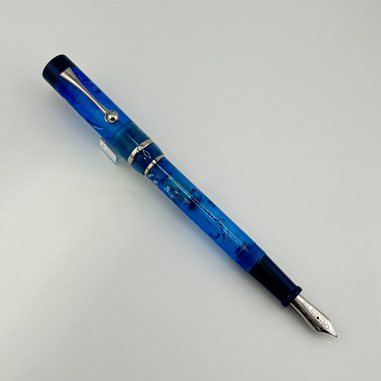 Molteni Pen Blue Azzuro  Demonstrator - Fountain Pen