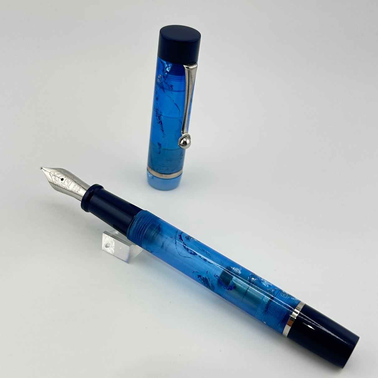 Molteni Pen Blue Azzuro  Demonstrator - Fountain Pen