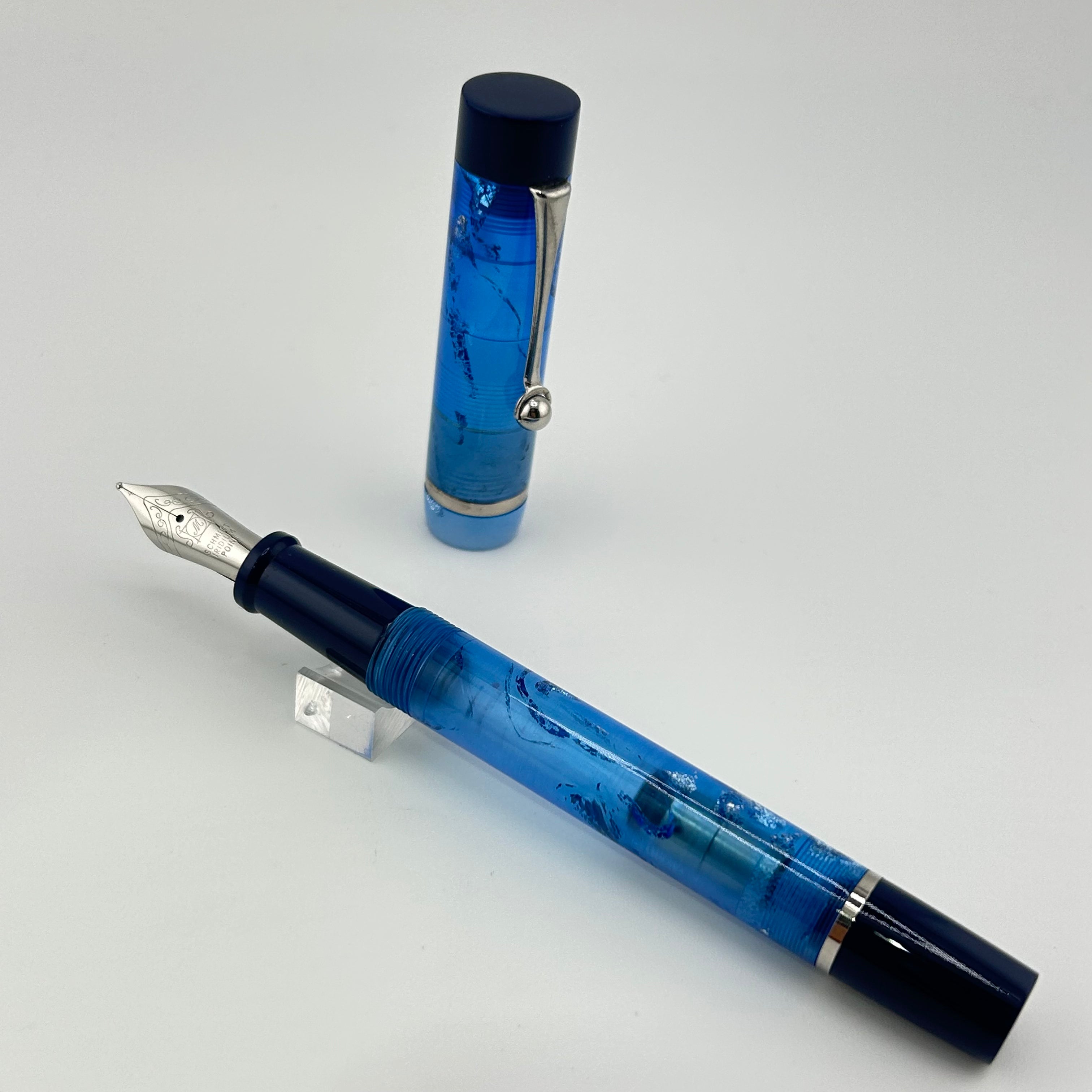 Molteni Pen Blue Azzuro  Demonstrator - Fountain Pen