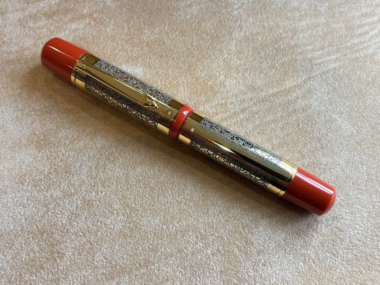 Bexley 15TH Anniversary 1993-2008 Club pen Orange Sterling silver vermeil - circa 2008