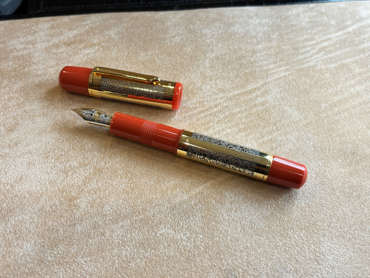 Bexley 15TH Anniversary 1993-2008 Club pen Orange Sterling silver vermeil - circa 2008