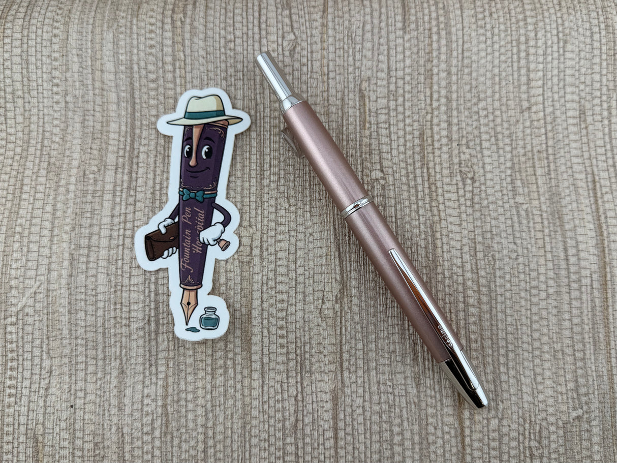 Pilot Decimo Champagne Gold Nib 18K Broad - Fountain Pen