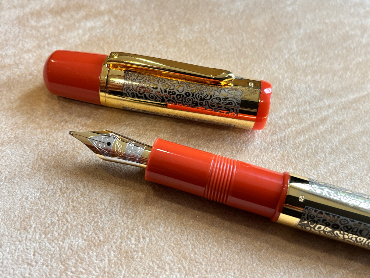 Bexley 15TH Anniversary 1993-2008 Club pen Orange Sterling silver vermeil - circa 2008