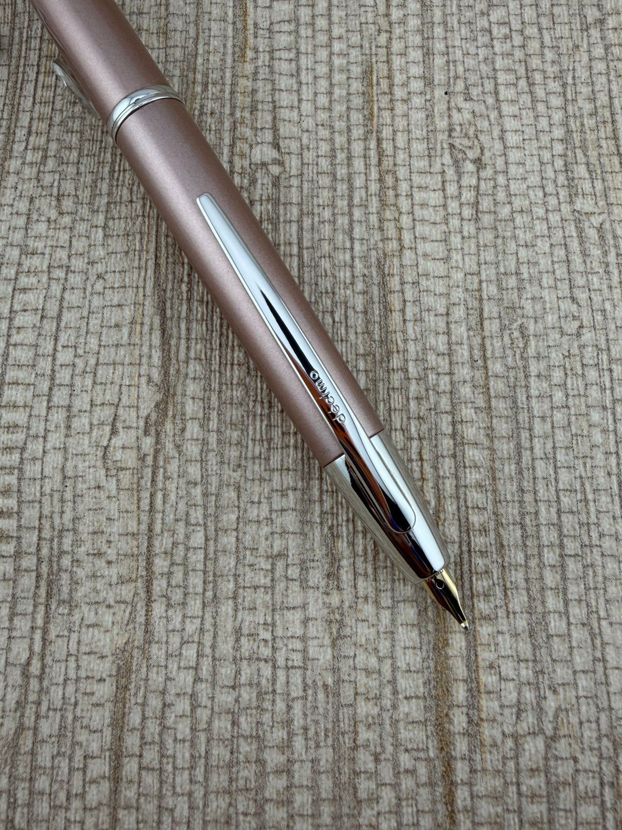Pilot Decimo Champagne Gold Nib 18K Broad - Fountain Pen