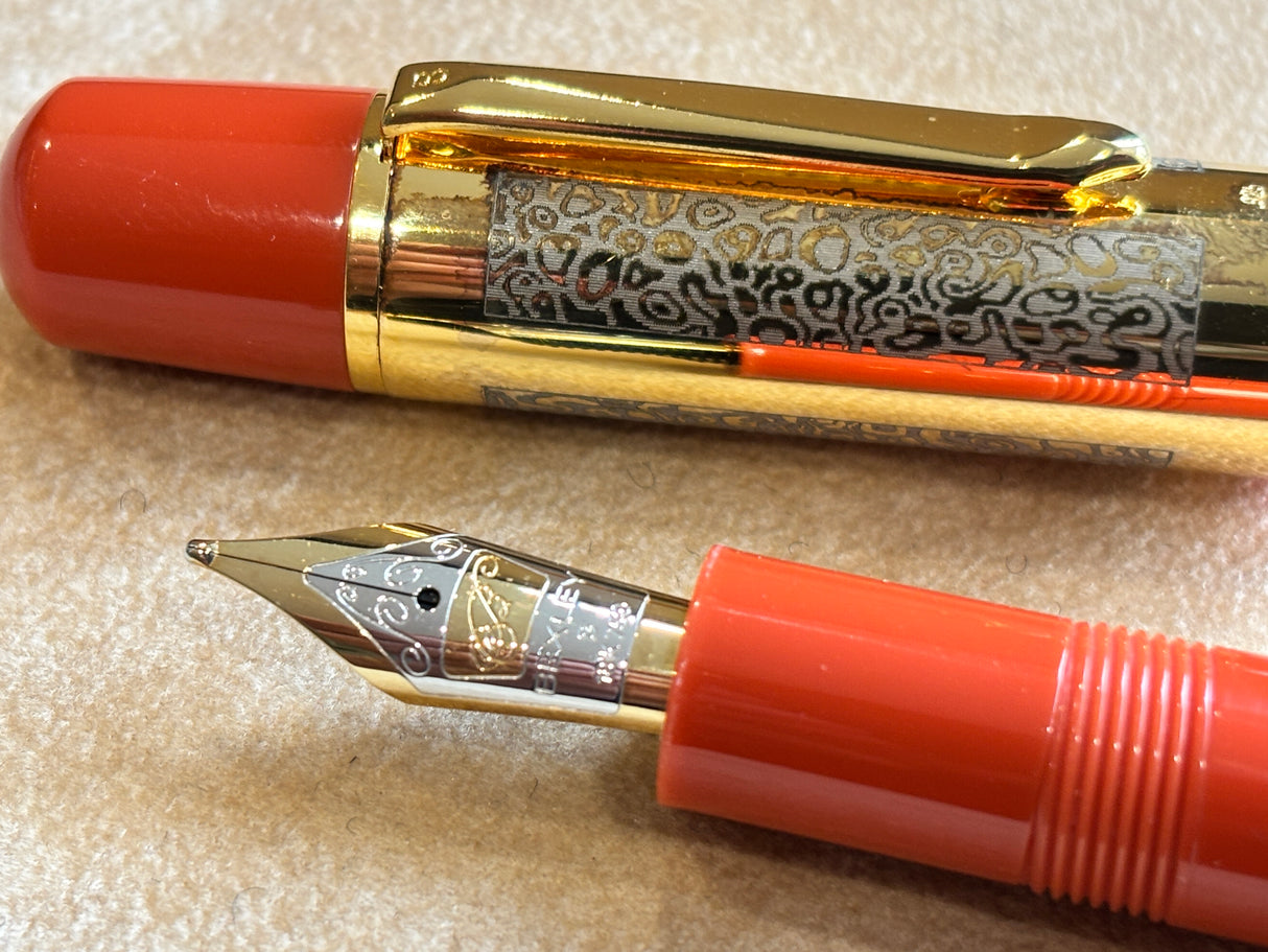 Bexley 15TH Anniversary 1993-2008 Club pen Orange Sterling silver vermeil - circa 2008