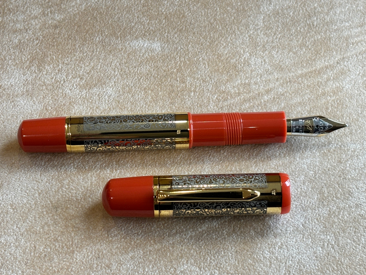 Bexley 15TH Anniversary 1993-2008 Club pen Orange Sterling silver vermeil - circa 2008