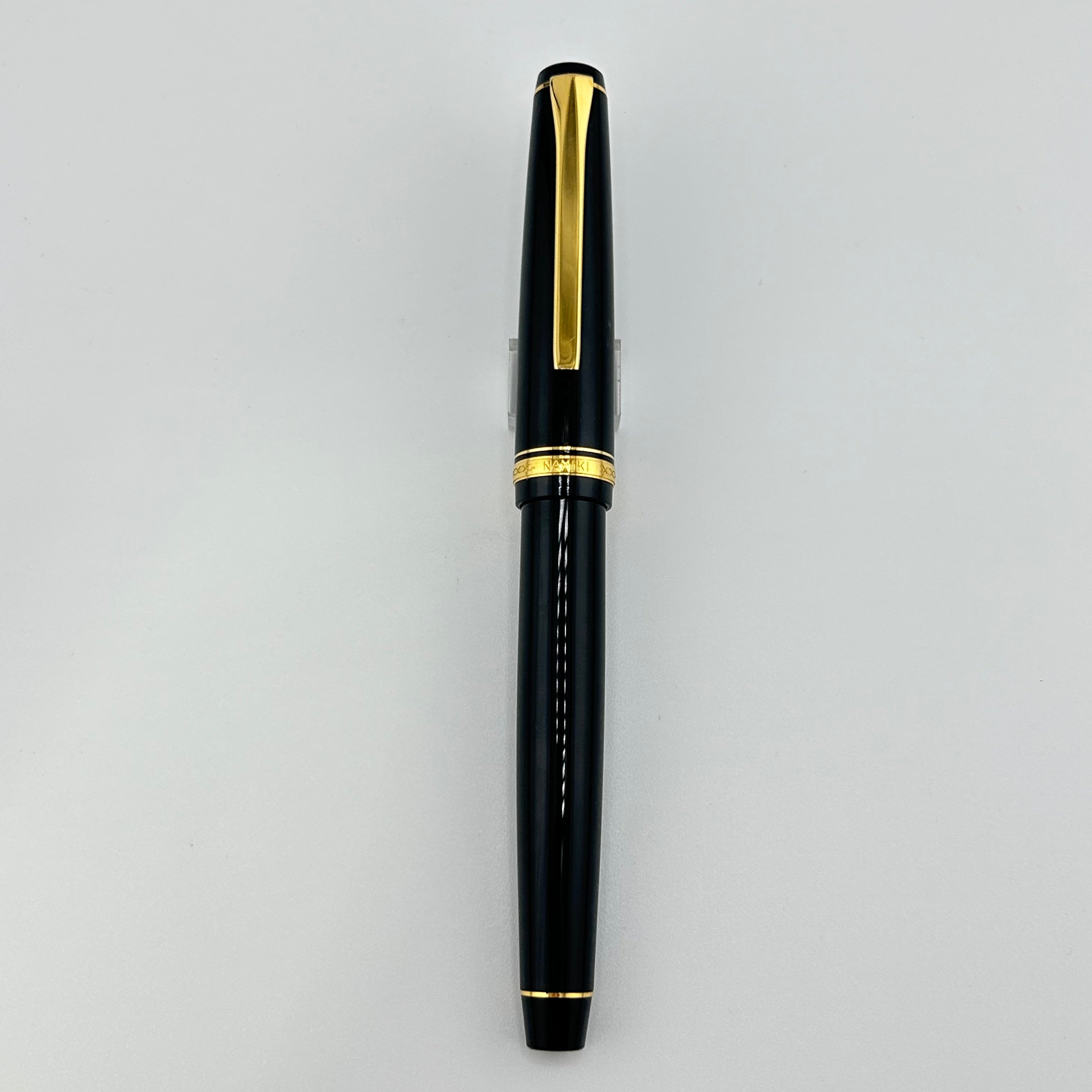 NAMIKI unusual Flacon  Black gold trim - Fountain Pen
