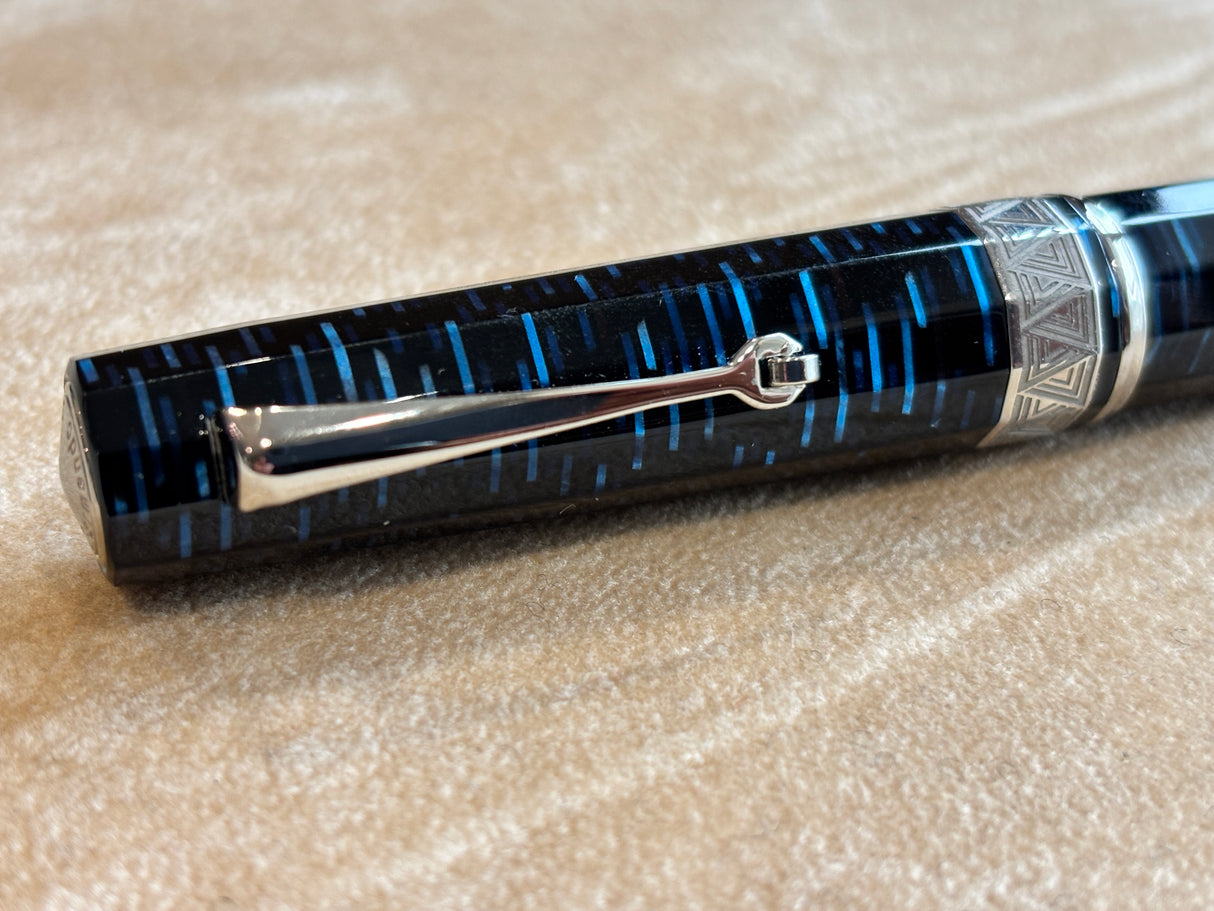 Armando Simoni Club Gladiator Blue Skyscrapper Rhodium trim - circa 2023