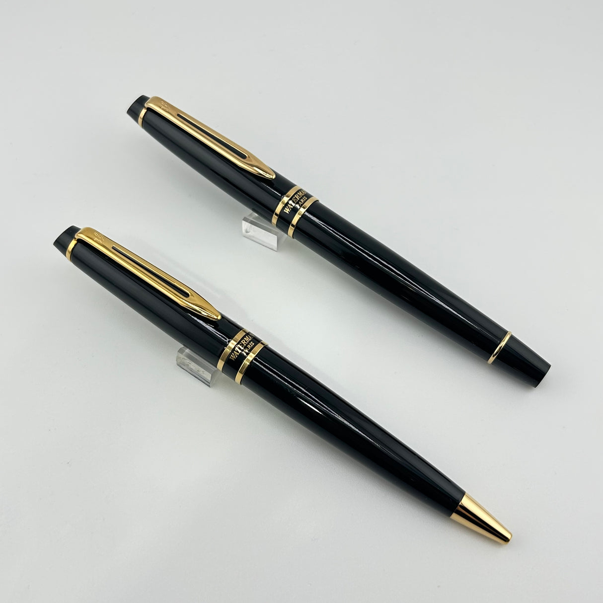 Waterman Expert Set Black Roller + Ball Pen