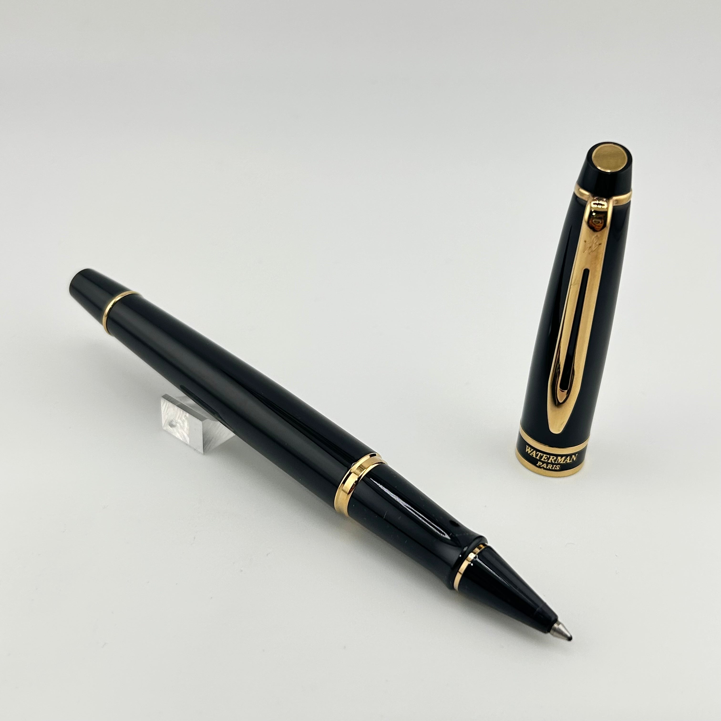 Waterman Expert Set Black Roller + Ball Pen