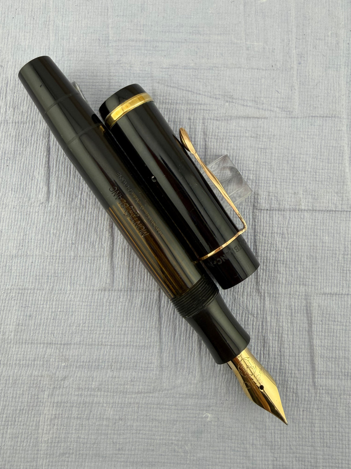 Montblanc Meisterstuck 138 Long Window Piston Filler French "Montblanc Importe Allemagne" - Fountain Pen