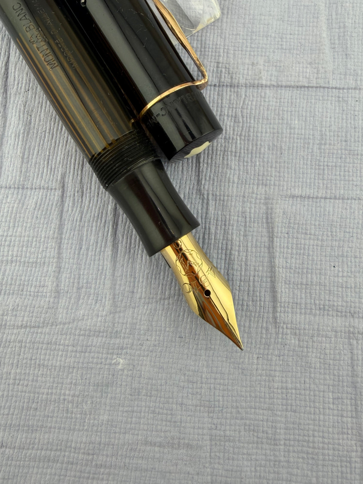Montblanc Meisterstuck 138 Long Window Piston Filler French "Montblanc Importe Allemagne" - Fountain Pen