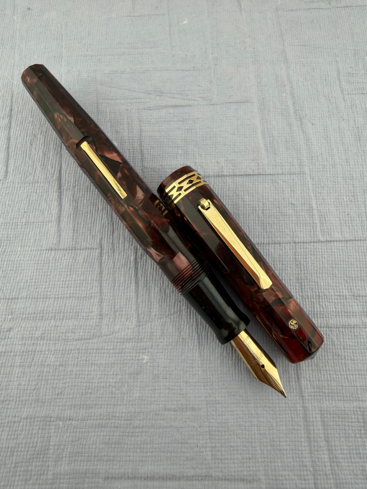 Eversharp Doric Morocco Oversize Has Good Flex Nib! - Fountain Pen