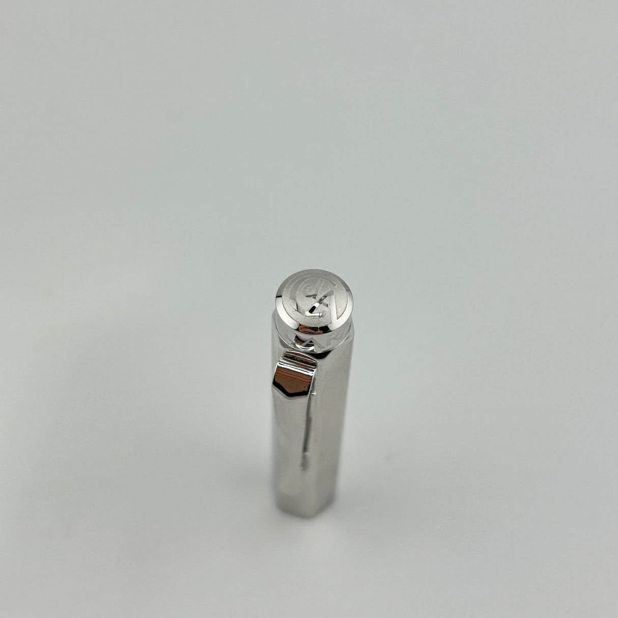 Caran D ache Ecridor Maya chrome Greek Pattern - Fountain Pen circa 2005