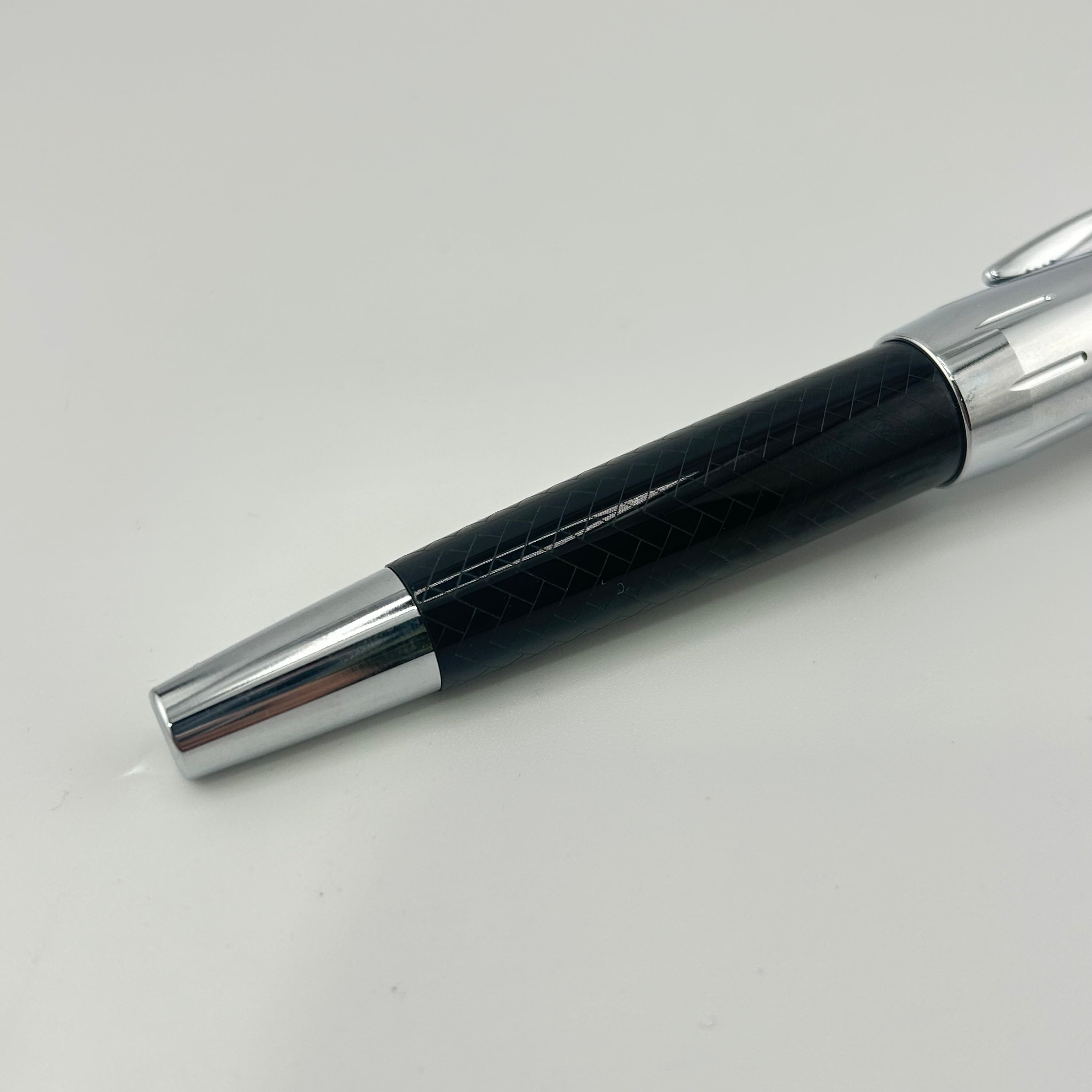 Faber Castell E-motion Black and Chrome - Roller Ball