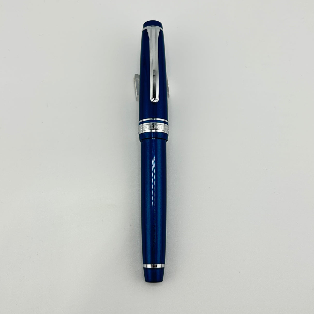 Sailor Pro Gear Slim Blue Rodium trim 14K gold nib - Fountain Pen