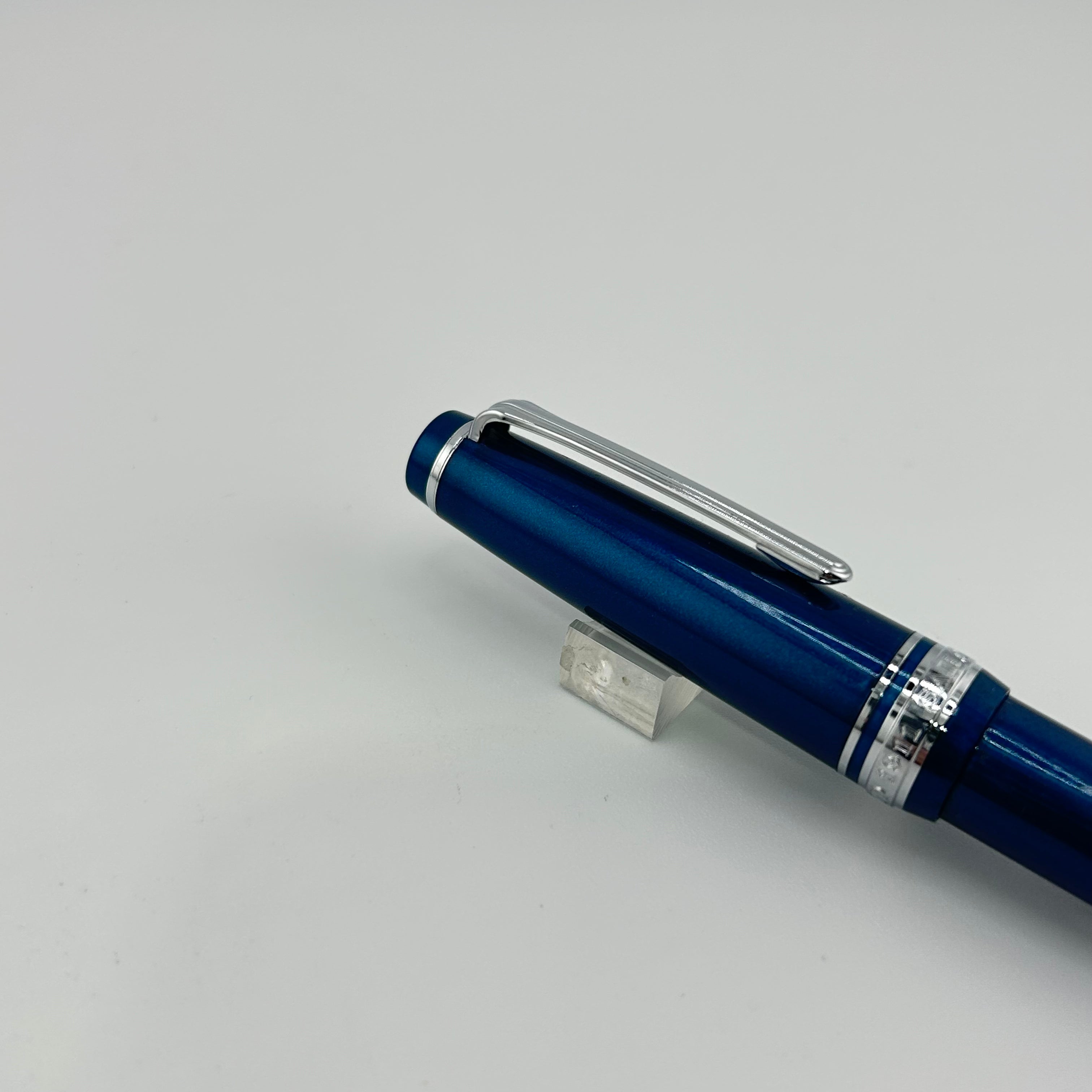 Sailor Pro Gear Slim Blue Rodium trim 14K gold nib - Fountain Pen
