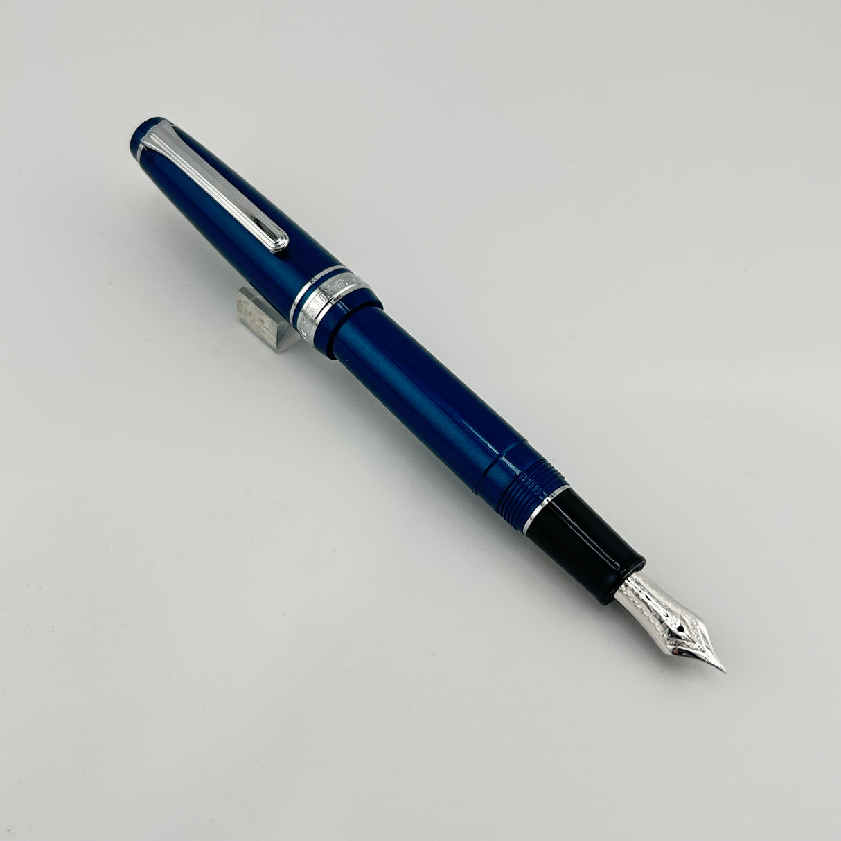 Sailor Pro Gear Slim Blue Rodium trim 14K gold nib - Fountain Pen