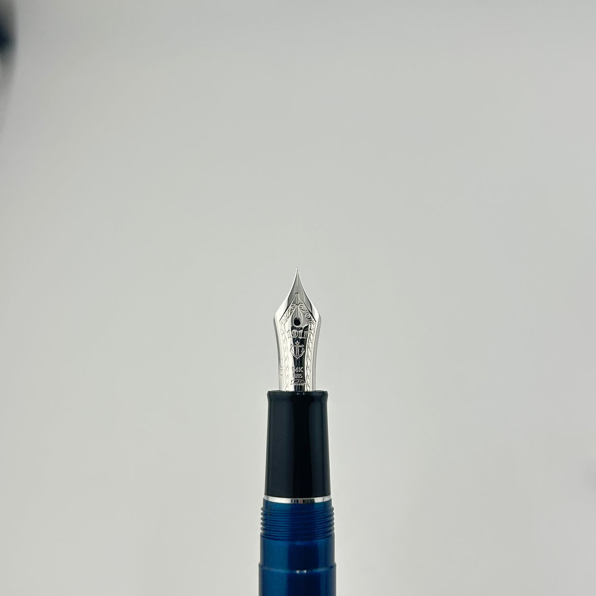 Sailor Pro Gear Slim Blue Rodium trim 14K gold nib - Fountain Pen