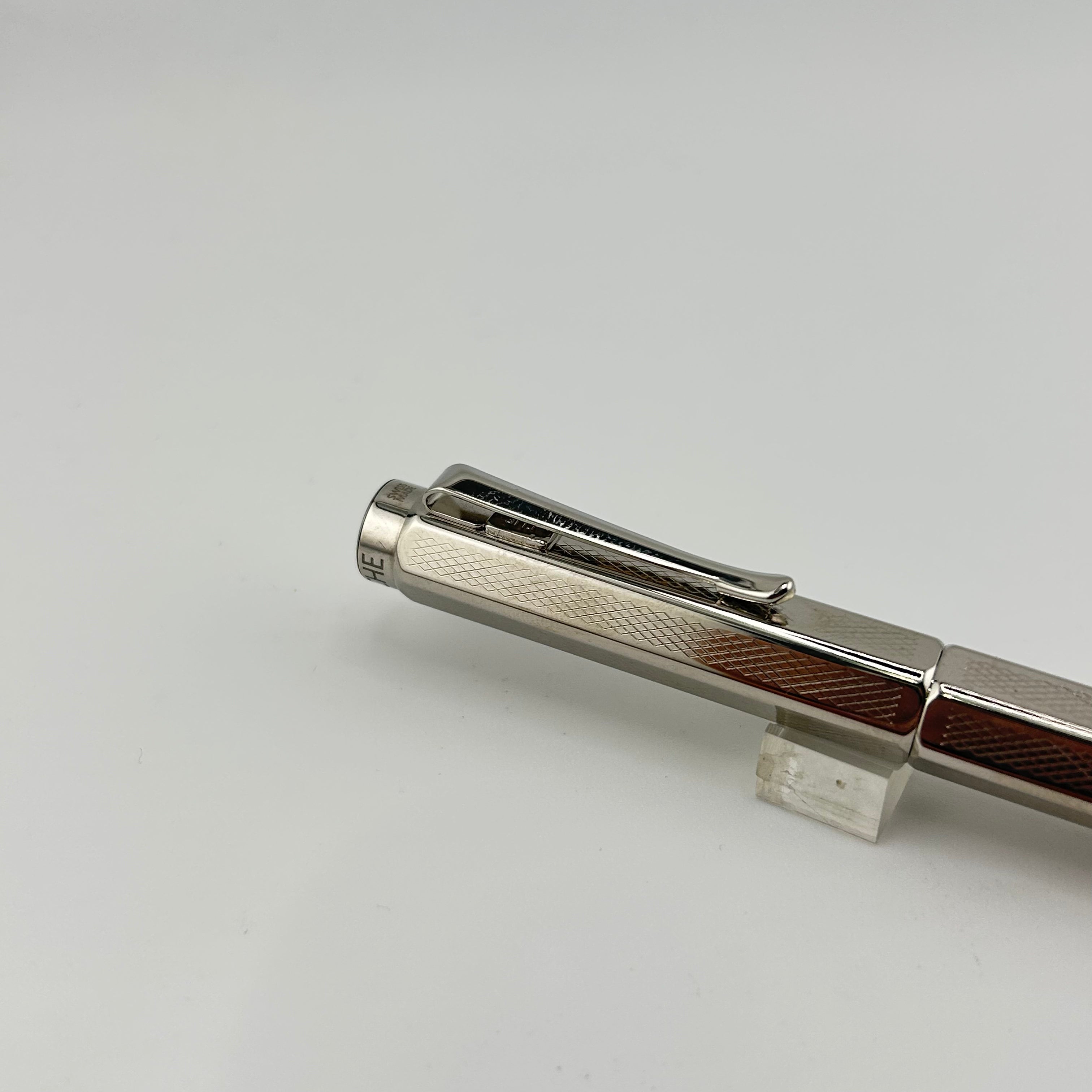 Caran D'ache Ecridor Chrome mid size " Clou de Paris " - Roller Ball