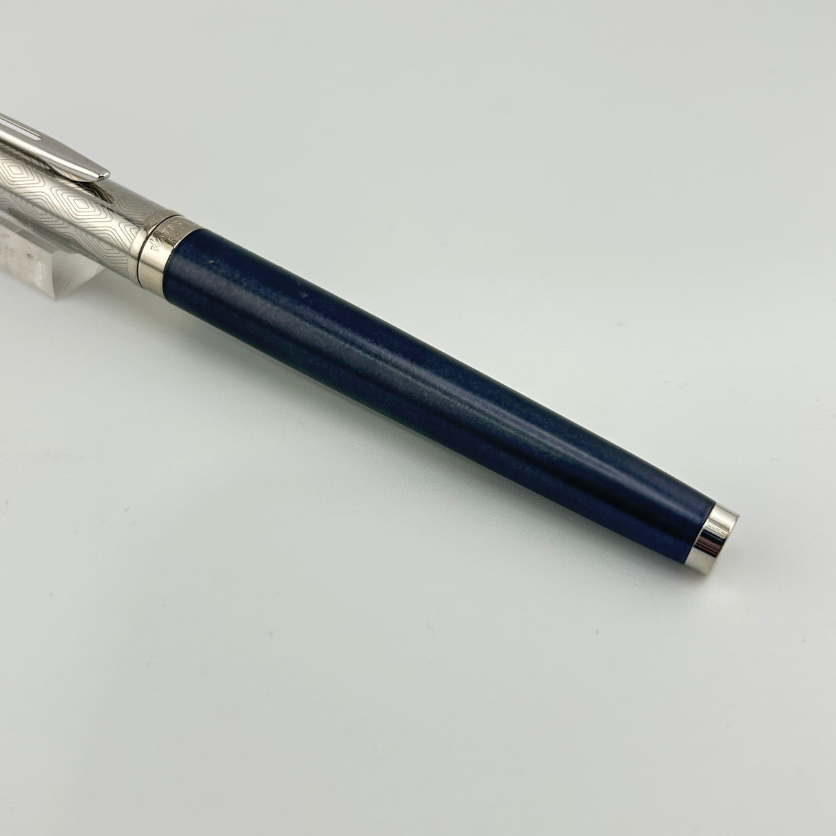 Waterman Hemisphere Blue Navy and Chrome chased cap - Fountain Pen