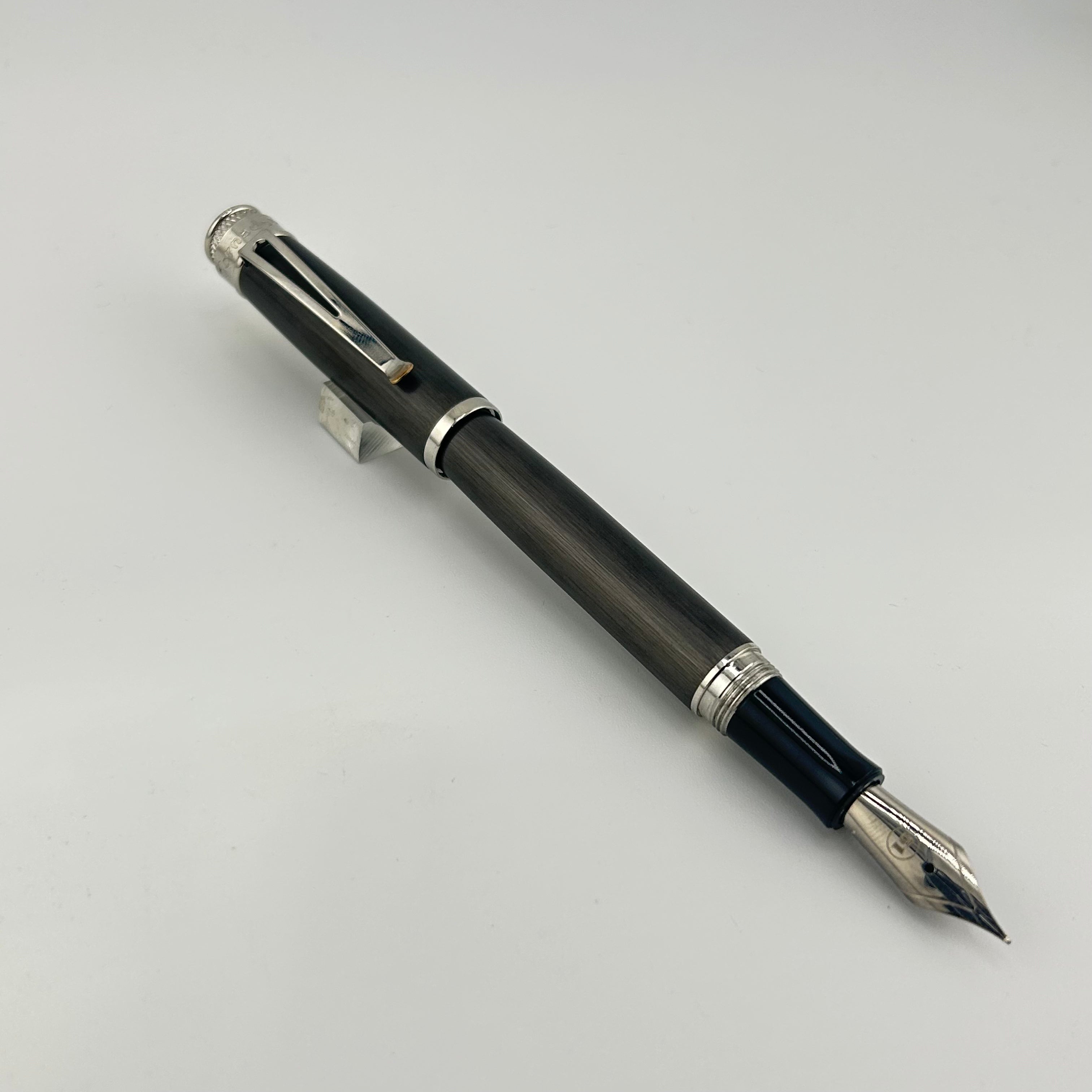 Retro 51 Tornado Black Ebony wood - Fountain Pen