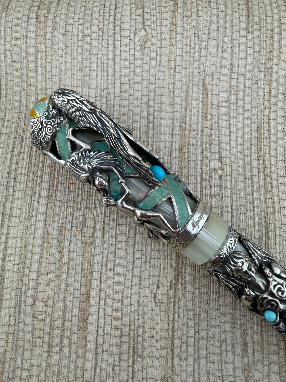 Montegrappa My Guardian Angel Limited Edition Fountain Pen - Medium 18kt Gold Nib (Circa 2014)