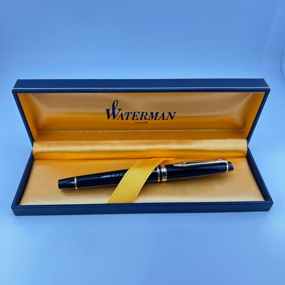 Waterman Expert Black Metal lacquer - Fountain Pen