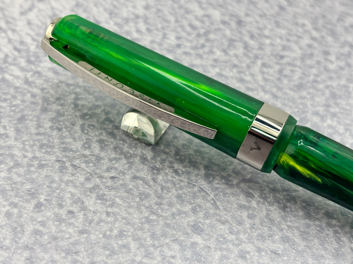 Visconti Opera Carrousel Demo Green Mint Gold nib 14k Medium - Fountain Pen