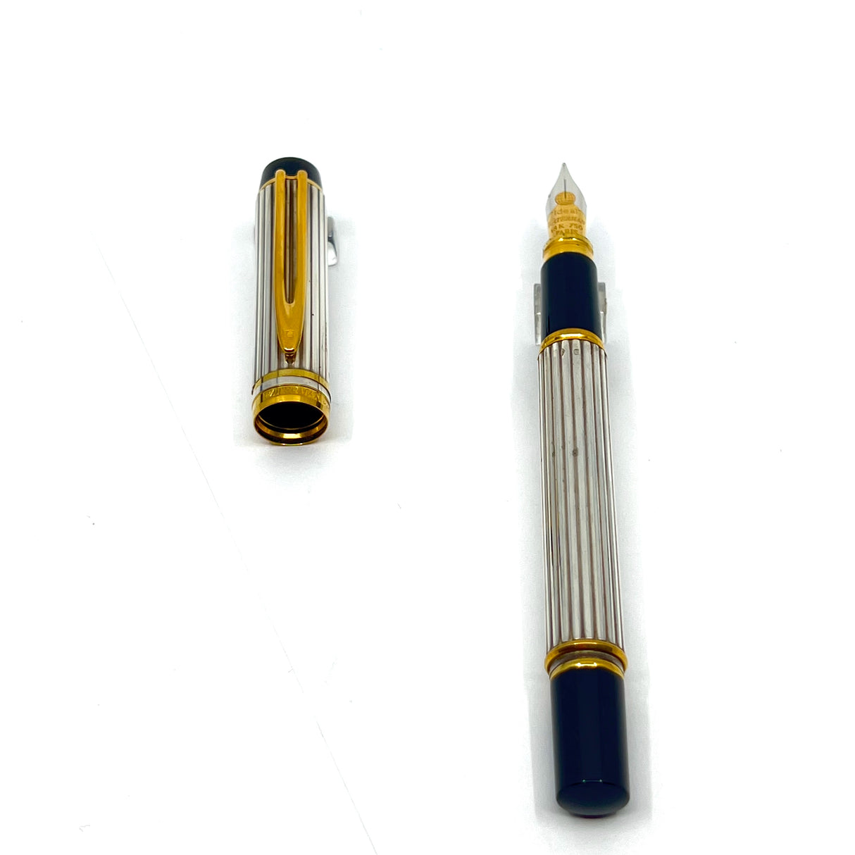 Waterman Man 100 Sterling Silver Fountain Pen - Fluted Design