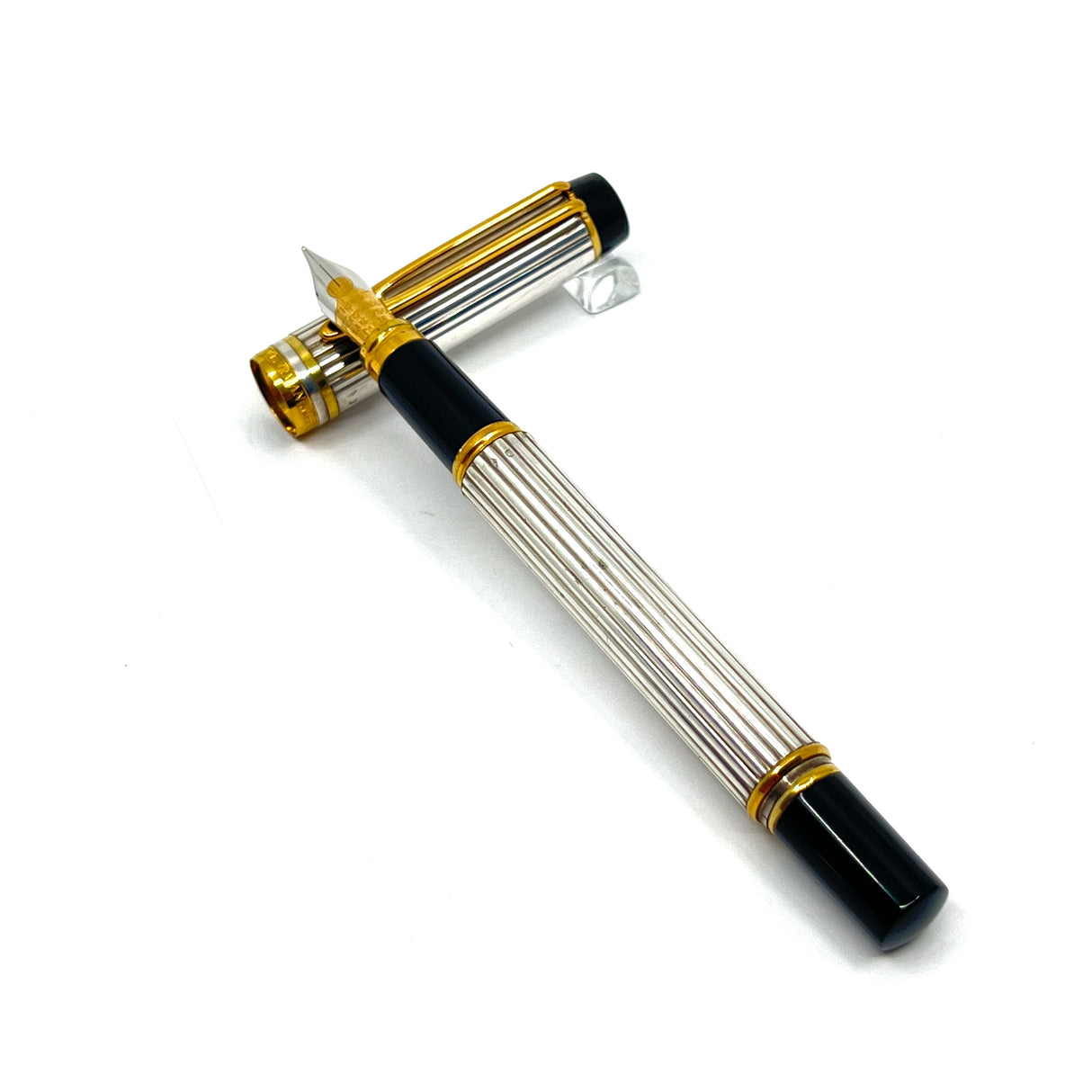 Waterman Man 100 Sterling Silver Fountain Pen - Fluted Design