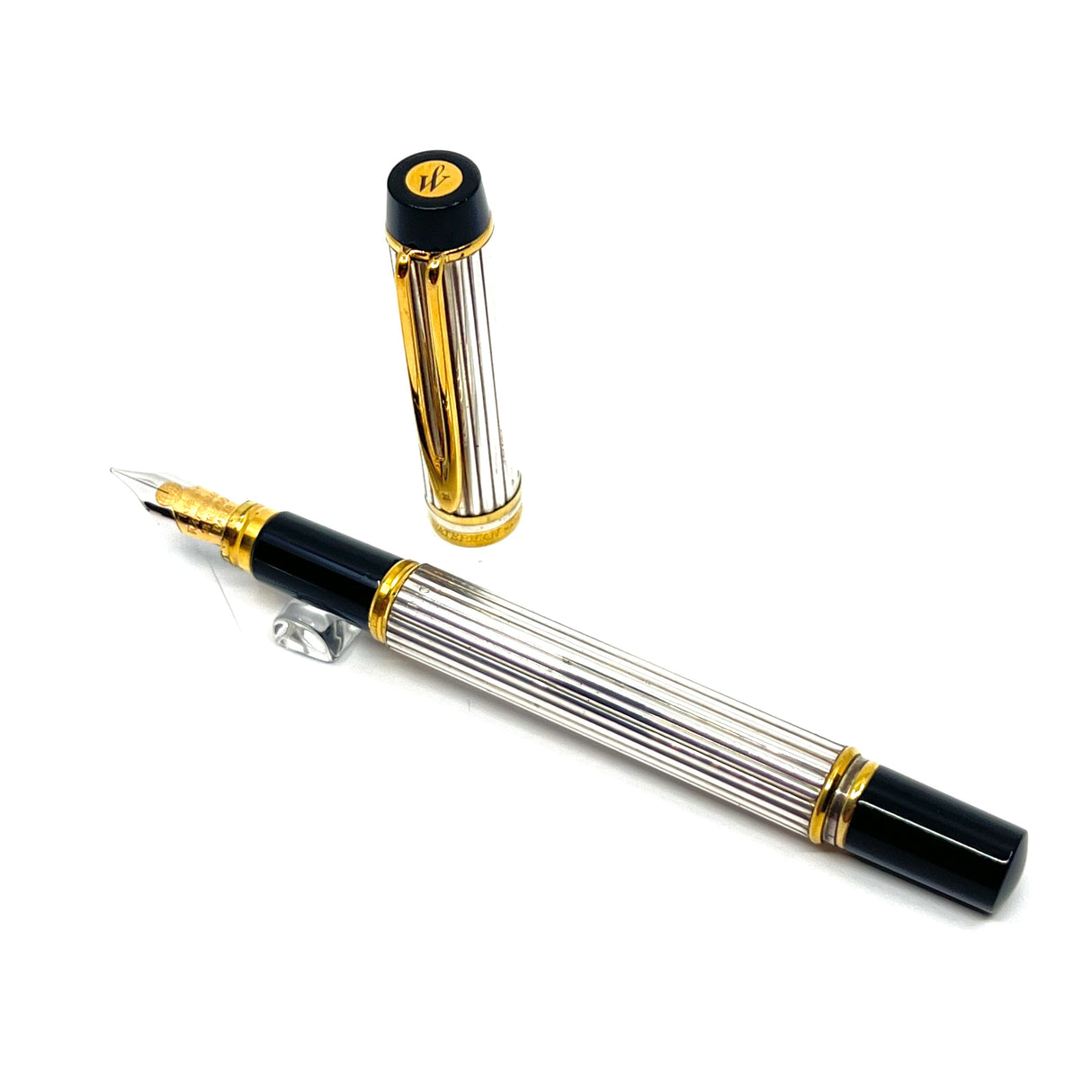 Waterman Man 100 Sterling Silver Fountain Pen - Fluted Design