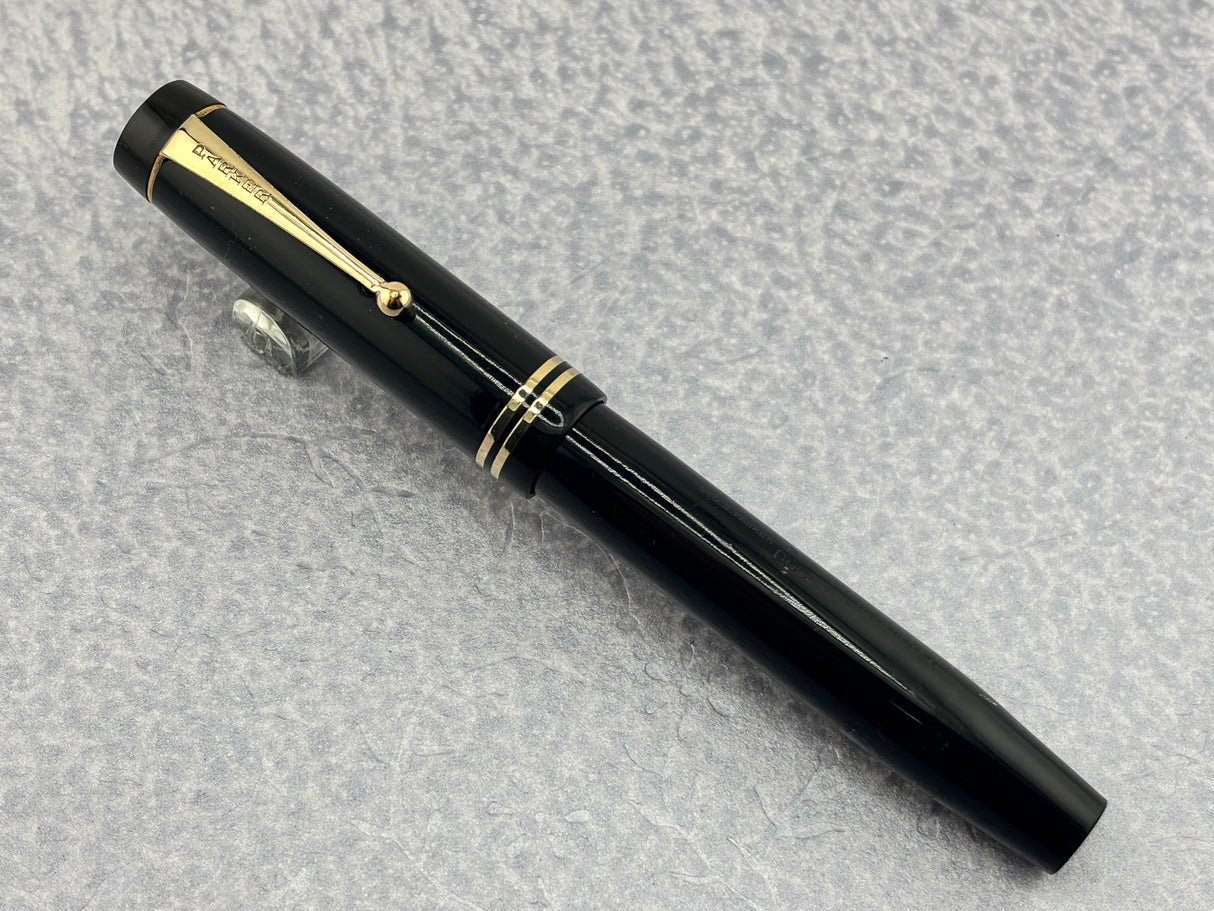 Parker Duofold Senior Black Streamline - Fountain Pen