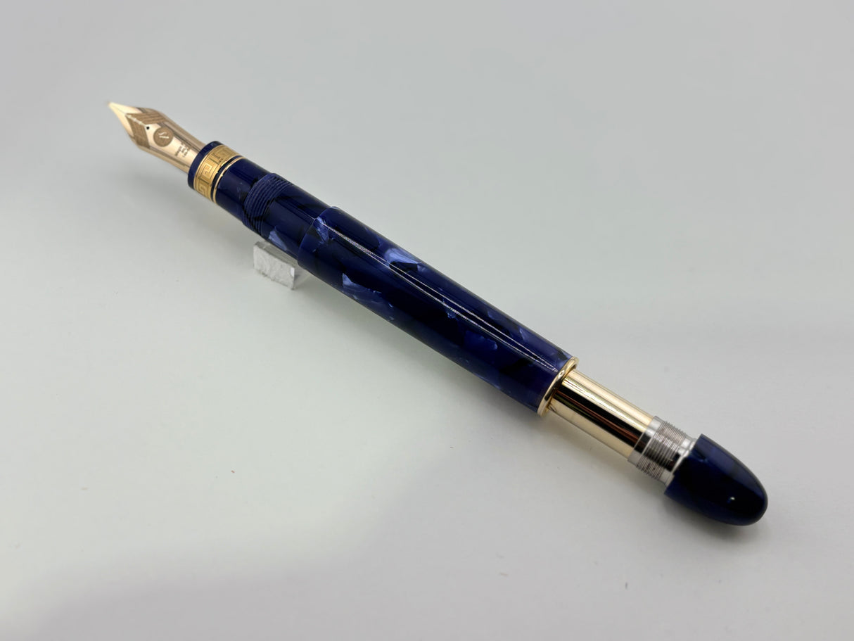 Armando Simoni Club Ogiva Extra Blue La Royale Celluloid Gold trim - circa 2017