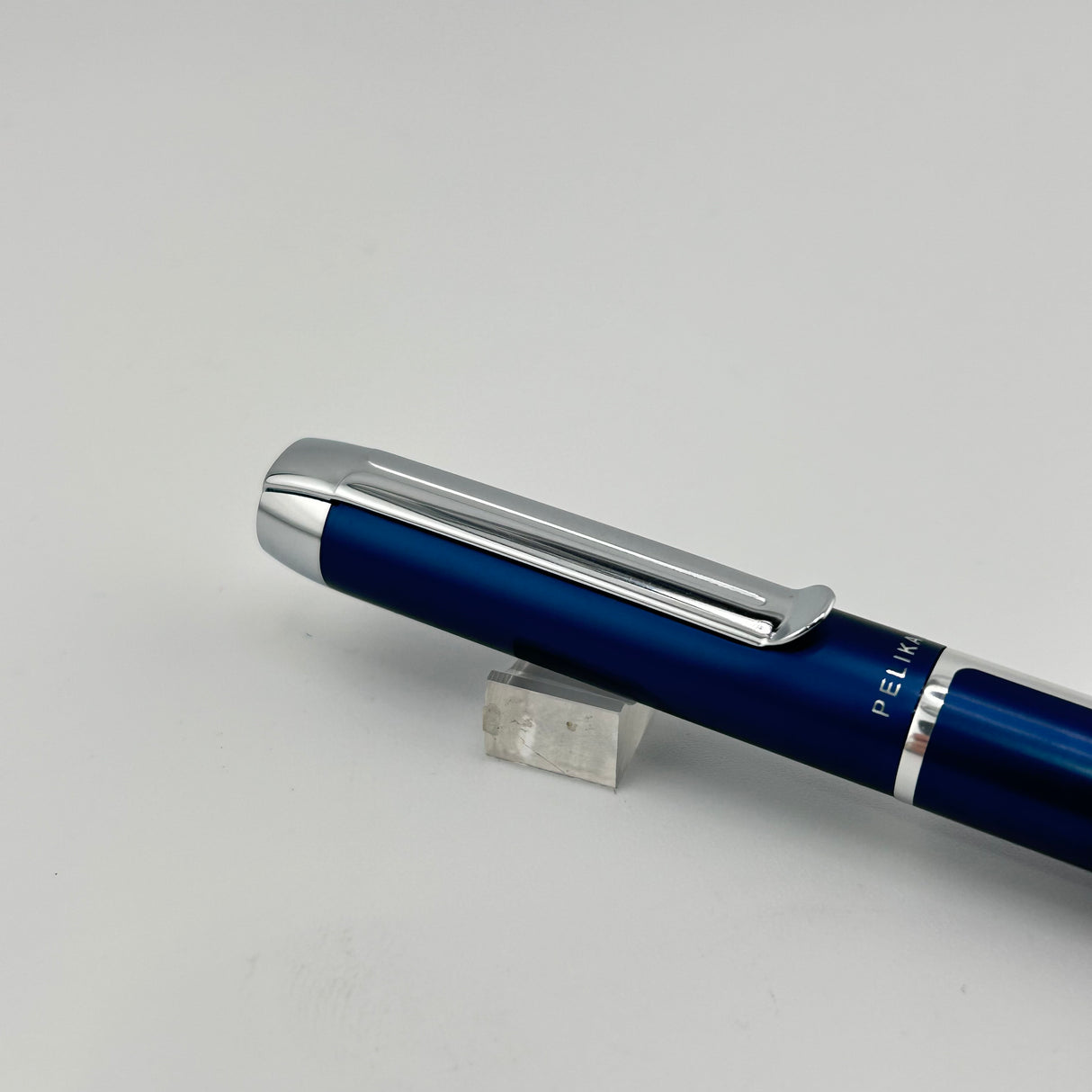 Pelikan Blue and Chrome Fountain Pen