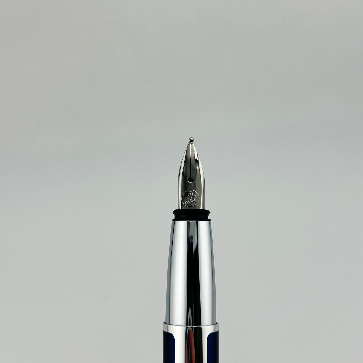 Pelikan Blue and Chrome Fountain Pen