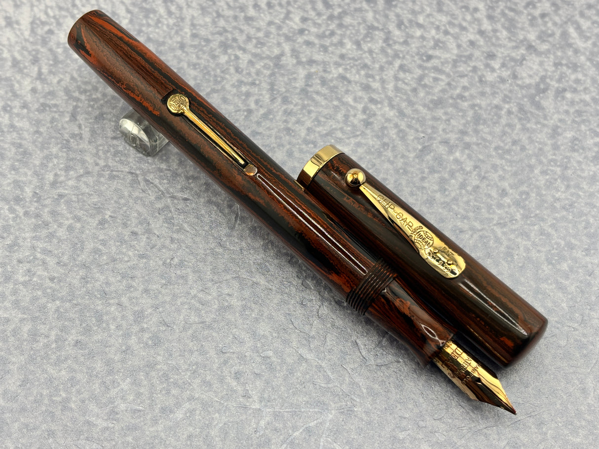 Waterman # 56 Woodgrain Ebonite (Hard Rubber) Fountain Pen