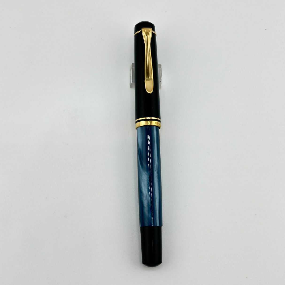 Pelikan Roller Ball Souveran R200 Black and Blue Marble circa 1997 - Roller Ball